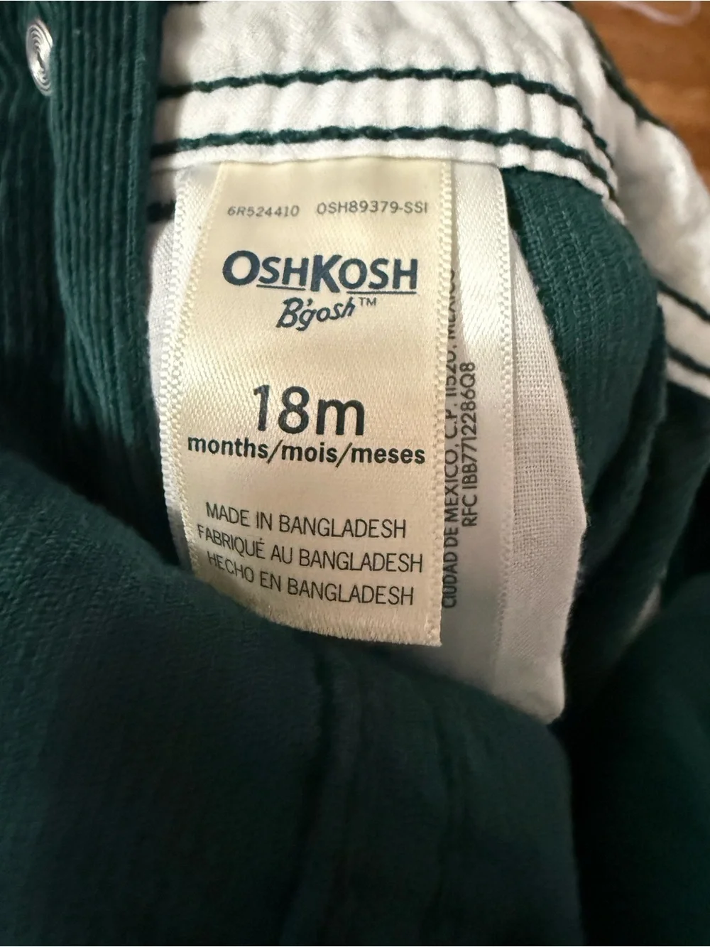 Oshkosh B’Gosh Corduroy Overalls